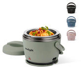 Crock-Pot front view in moonshine green showing compact travel-ready design and style