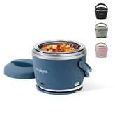 Crock-Pot front view faded blue lunch box showing compact everyday convenience