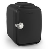 CROWNFUL mini fridge front view showing compact design and handle benefit