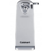 Cuisinart front view showing chrome accents and stable base for effortless opening