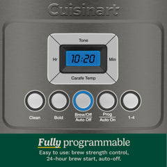 Cuisinart control panel with backlit LCD for easy programming and timer