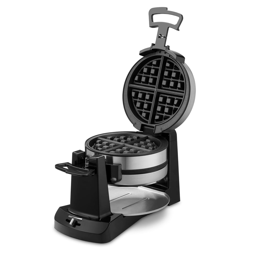 Cuisinart front view showing stainless steel finish and compact footprint benefit durability