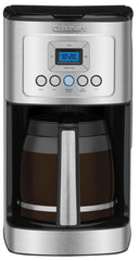Cuisinart front view showing stainless steel finish and compact footprint for durable style