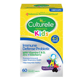 Culturelle front packaging showing kids immune defense benefits and brand trust