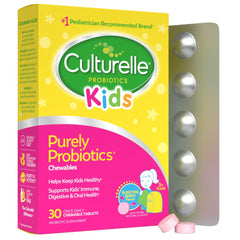Culturelle front packaging showing berry chews and benefits