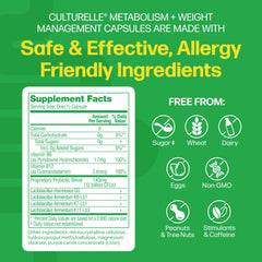 Close-up of a Culturelle capsule showing texture and easy-to-swallow design benefit