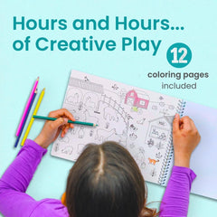 CUPKIN spiral lay-flat open book, easy access for small hands and steady play