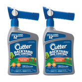 Cutter front packaging 32oz two pack showing product and coverage benefits