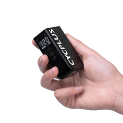 CYCPLUS AS2Pro front view showing compact inflator, ideal for quick repairs