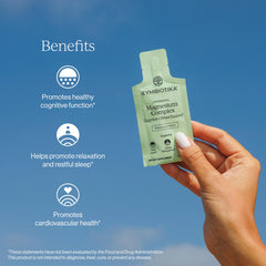CYMBIOTIKA smooth liposomal liquid close-up showing gentle texture and absorption benefit