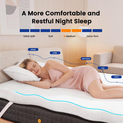 Czpalo topper on Twin XL bed in a styled room enhancing comfort