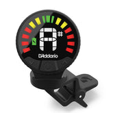 D'Addario Nexxus 360 front on headstock showing secure mount and quick tuning benefit