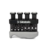 D'Addario Varigrip front view showing ergonomic shape and portable benefit