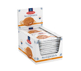Daelmans front packaging showing 24-count caramel stroopwafels and product branding benefit