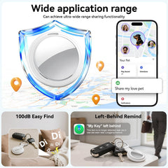 Daloben tag mounted on a dog collar, keeps pets locatable and safe benefit