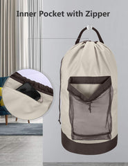 Dalykate front mesh pocket holding detergent to keep supplies organized on the go