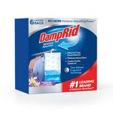 DampRid front packaging showing lavender vanilla scent and six pack benefit