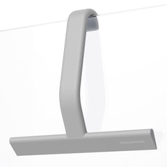 dancemoon front view of gray JustHang squeegee showing full product and hook