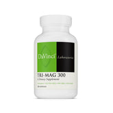 DaVinci bottle front view showing Tri-Mag 300 label and vegetarian promise for clarity