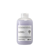 Davines bottle front view showing product and brand, highlights smooth hair benefits