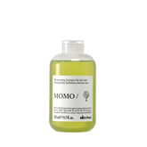 Davines MOMO/ front packaging showing hydrating shampoo benefits