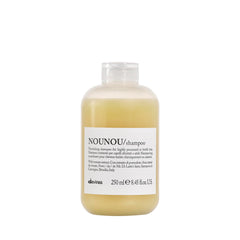 Davines front bottle showing NOUNOU shampoo label and nourishing benefits