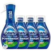 Dawn Powerwash Gain front packaging showing kit and refills for compact storage