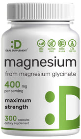 DEAL SUPPLEMENT front packaging showing bottle and label for easy identification