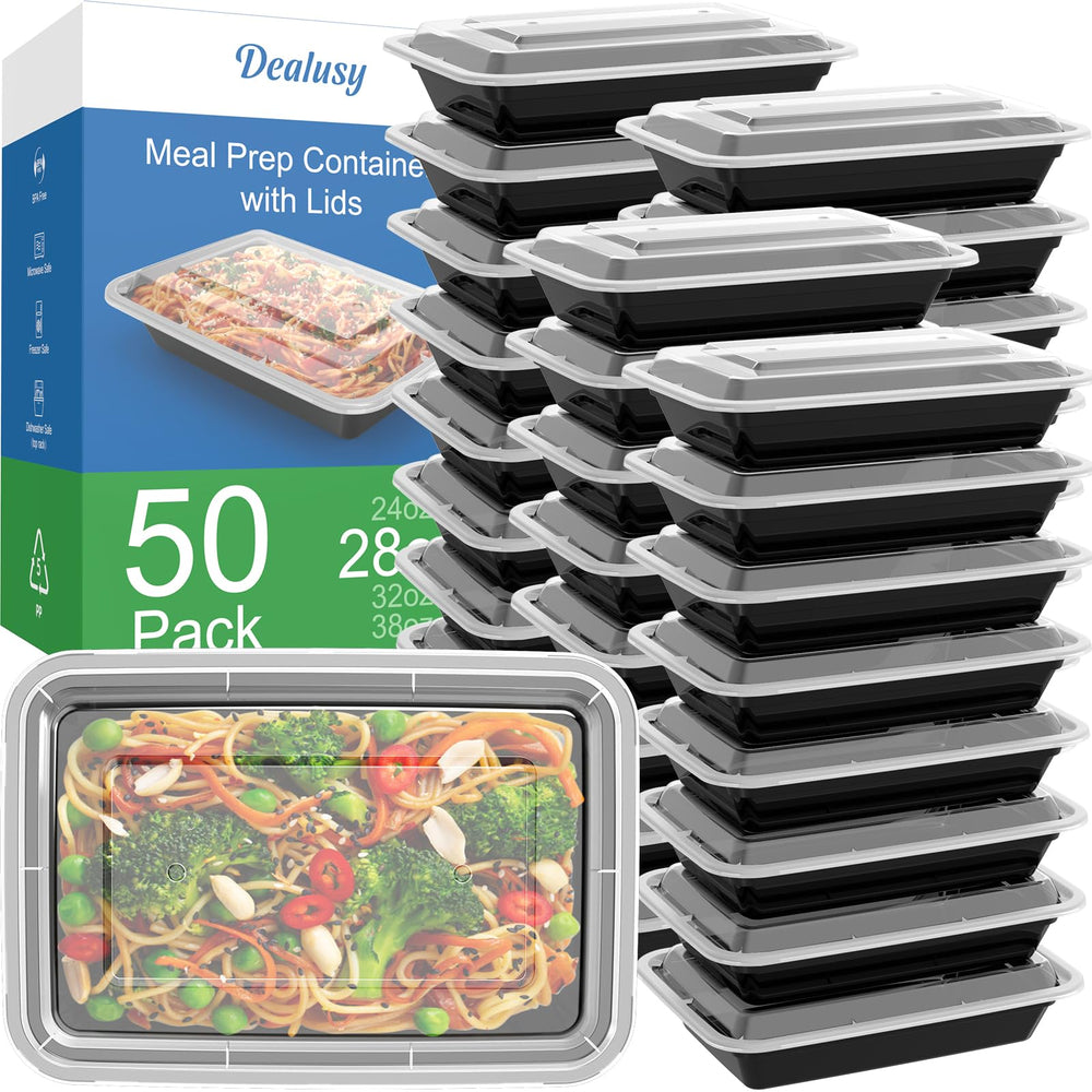 Dealusy front packaging showing full 50-pack value and container count benefit
