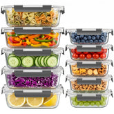 Dealusy front packaging showing 10-pack set and gray lids, highlights value