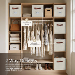 DECOMOMO bin inserted into IKEA Kallax showing precise shelf fit