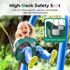 DECORLIFE close-up of EVA seat material offering soft, comfortable support