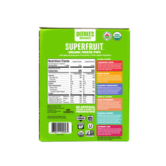 DeeBee's lineup of six flavor pouches displaying colorful fruit variety