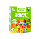 DeeBee's front packaging showing 50-pack and organic badge for pantry confidence