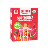 DeeBee's front packaging view showing 50-count pack and organic label benefits