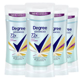 Degree Sexy Intrigue front packaging showing scent and protection benefits