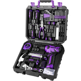 DEKOPRO front packaging showing purple 126-piece kit, clear storage and portability benefits
