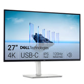 Dell S2725QC front view showing slim bezels and 4K screen for immersive visuals