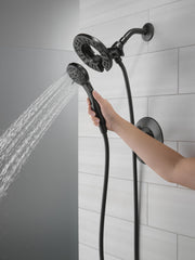 DELTA In2ition handheld docked in shower head, convenient dual use benefit