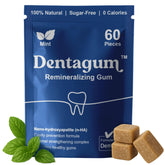 Dentagum front pouch showing branding and 60-piece count for convenient protection