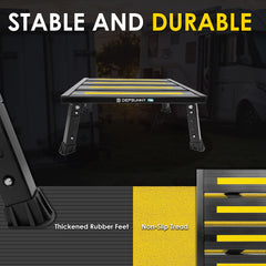 DEPSUNNY close-up of textured mat improving traction and safety