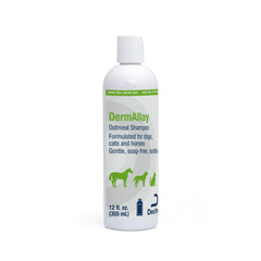 DermAllay front packaging showing calming oatmeal formula and benefits