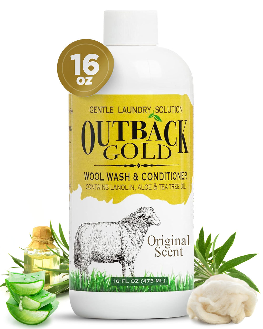 Desert Breeze Outback Gold bottle front showing original scent and benefits