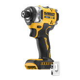 DEWALT impact driver front angle showing compact design and high torque benefits