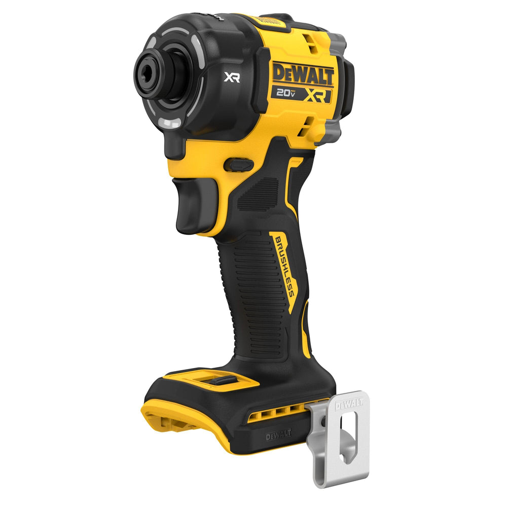 DEWALT DCF870B front view showing compact body and professional grip benefits