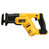 DEWALT DCS387B front view showing compact body and quick access controls for efficient cutting