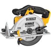 DEWALT DCS391B front profile showing compact saw for fast cuts