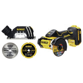 DEWALT DCS438B front angle showing compact design and balanced grip benefit