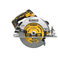 DEWALT DCS590B side profile emphasizing balanced weight and control benefit