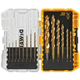 DEWALT front packaging showing the 14-piece set and ToughCase+ for quick selection